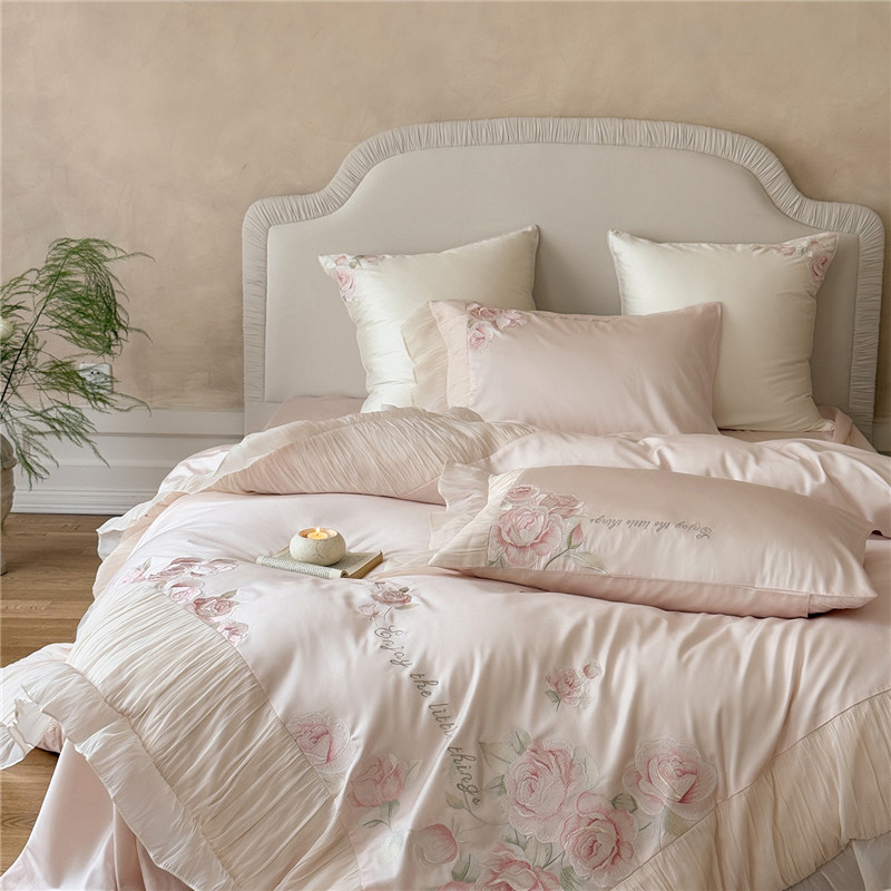 Home Textiles Premium - Premium 1000TC Mısır Pamuğu Prenses Dantel