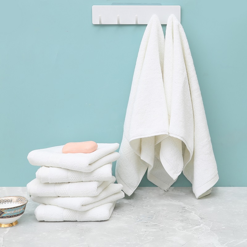 Home Textiles Face Towel - 2/4/6 adet pamuk beyaz yüz havlu