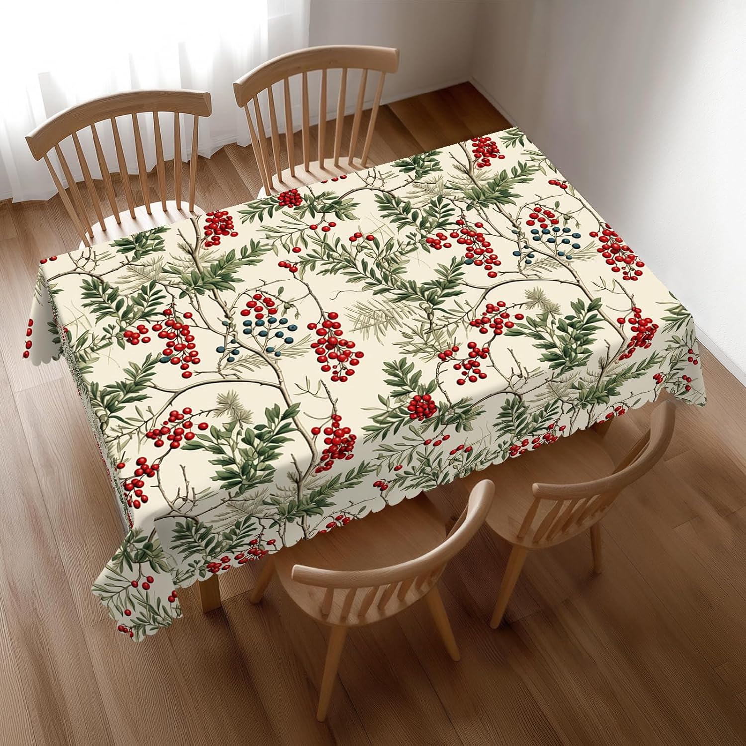 Suluboya Holly Berry Noel Masa - Home Textiles Premium incelemesi ve fiyatı